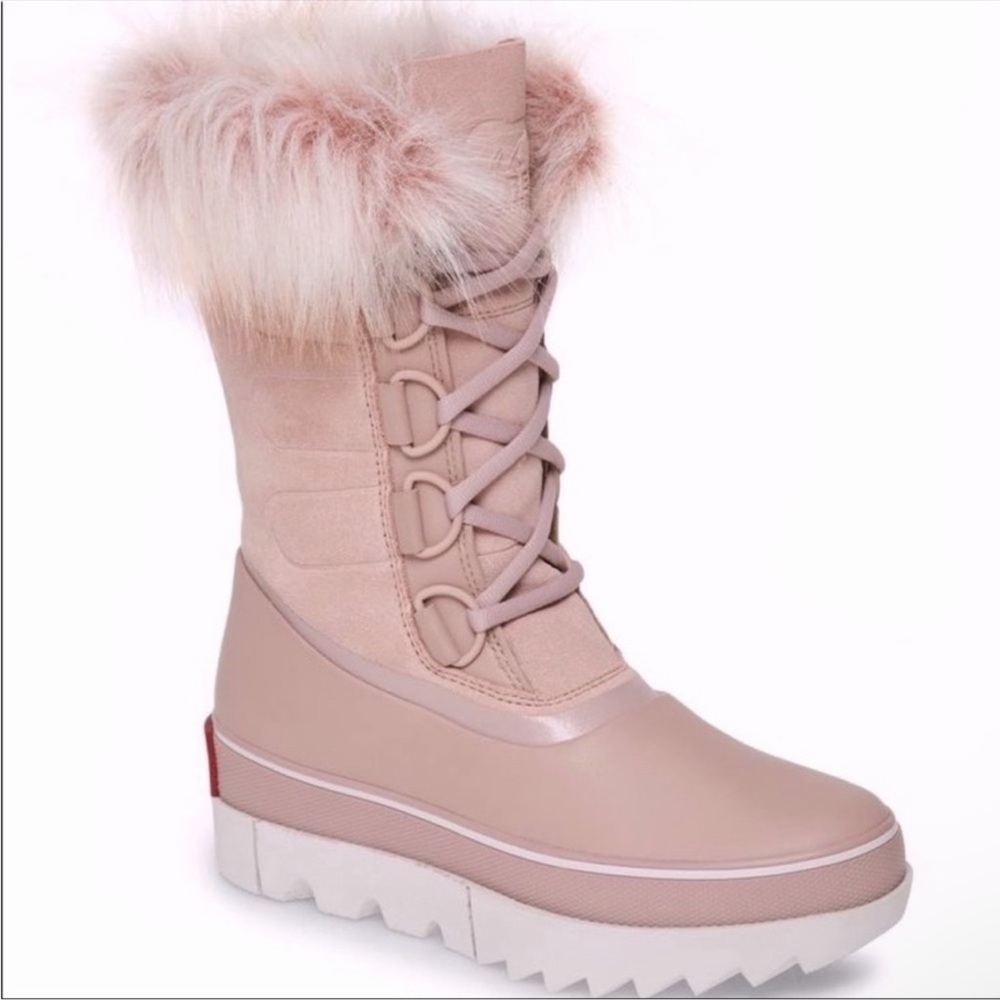 New Sorel Joan of Arctic Waterproof Snow Boot Pink
Faux Fur Size 6.5